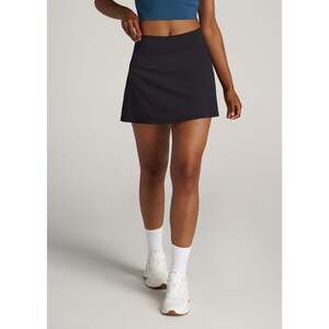 American Tall Women's Tall Athletic Skort in Black Size MM / Tall / Black
